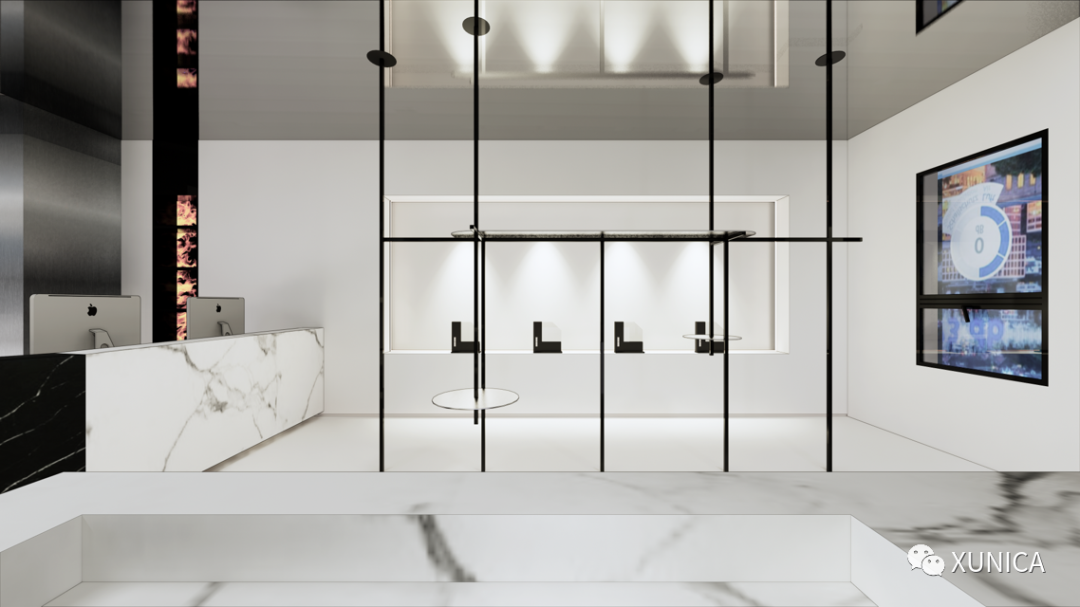 极简黑色魅力,XUNICA DESIGN 打造 HUECK 霍柯铝合金展厅-57