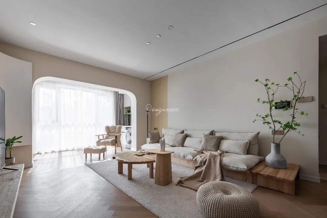 奶油色的温柔 · 打造治愈系的家居空间丨紫苹果装饰-71