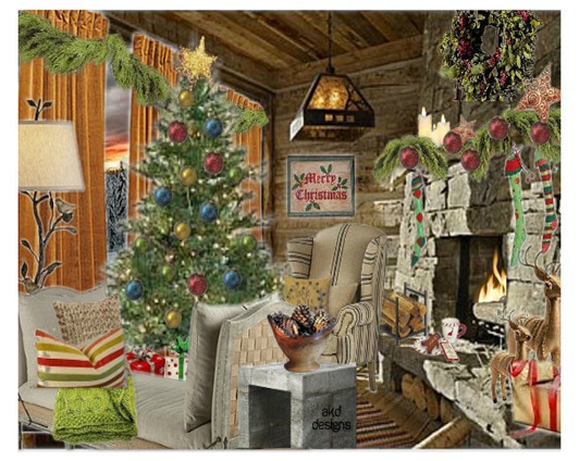 Annette家的圣诞节室内布置丨美国俄亥俄-12