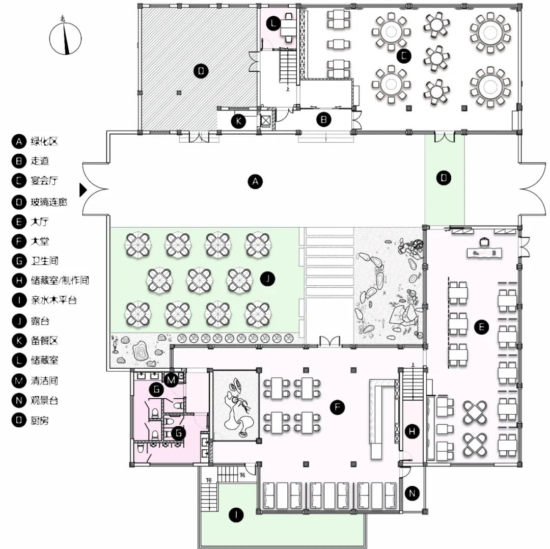 阳陂湖生态湿地景区餐厅 | 新中式风格的演绎-6