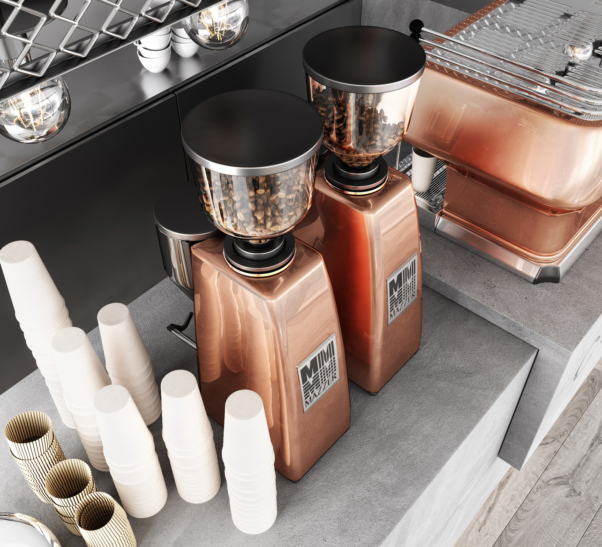 英国小型咖啡店设计-4