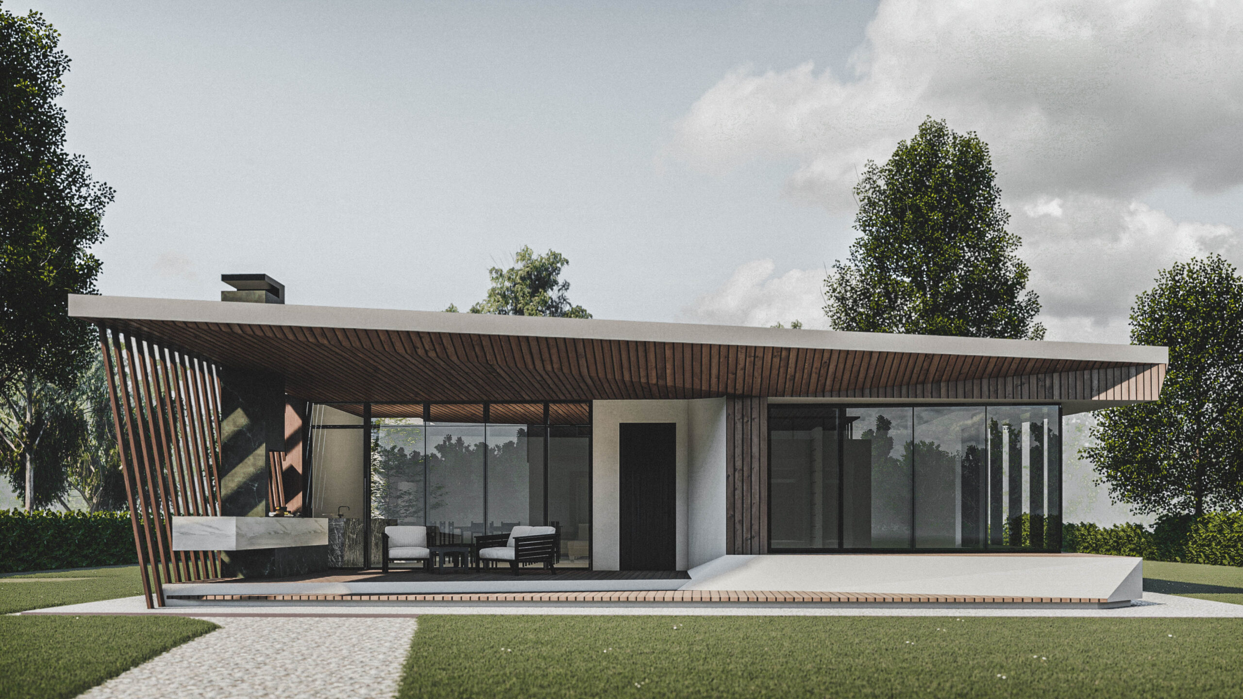 现代带泳池桑拿房项目丨俄罗斯莫斯科丨ARXY建筑事务所-8