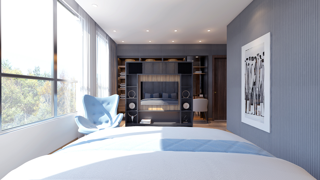 越南胡志明市公寓设计展现现代居住美学-15