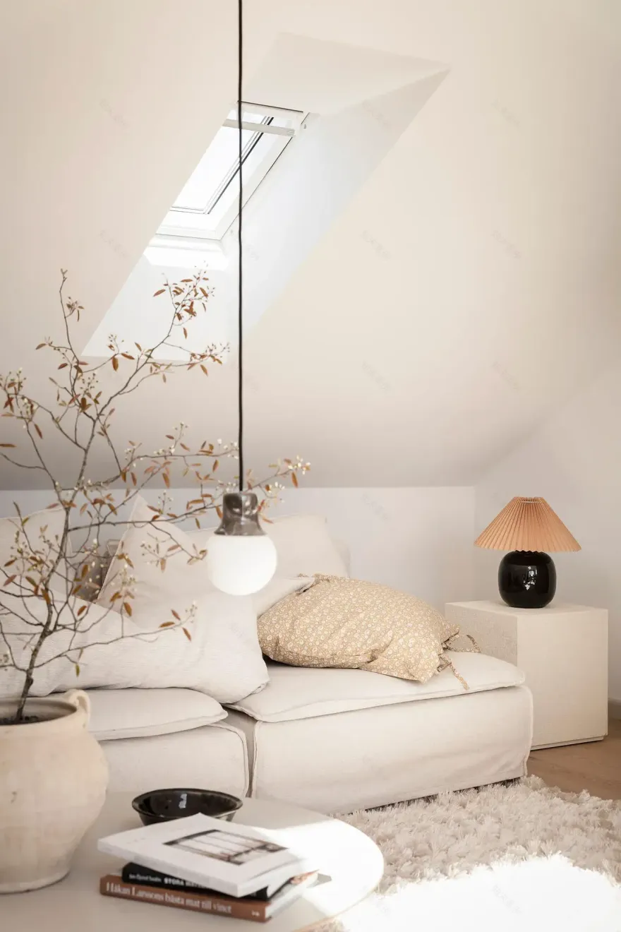 瑞典 35 年建筑 42m2 精致阁楼公寓-2