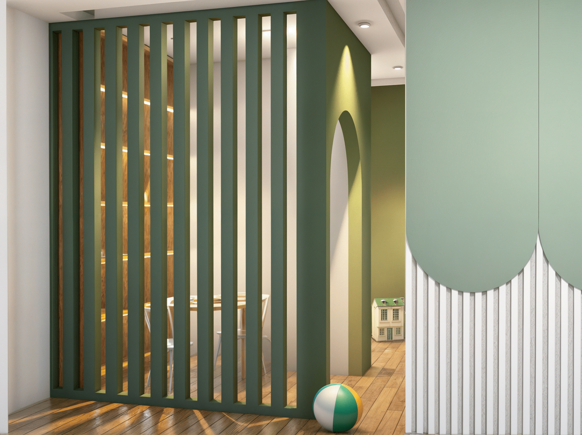 儿童卧室兼游戏室丨Aldana Crava-4