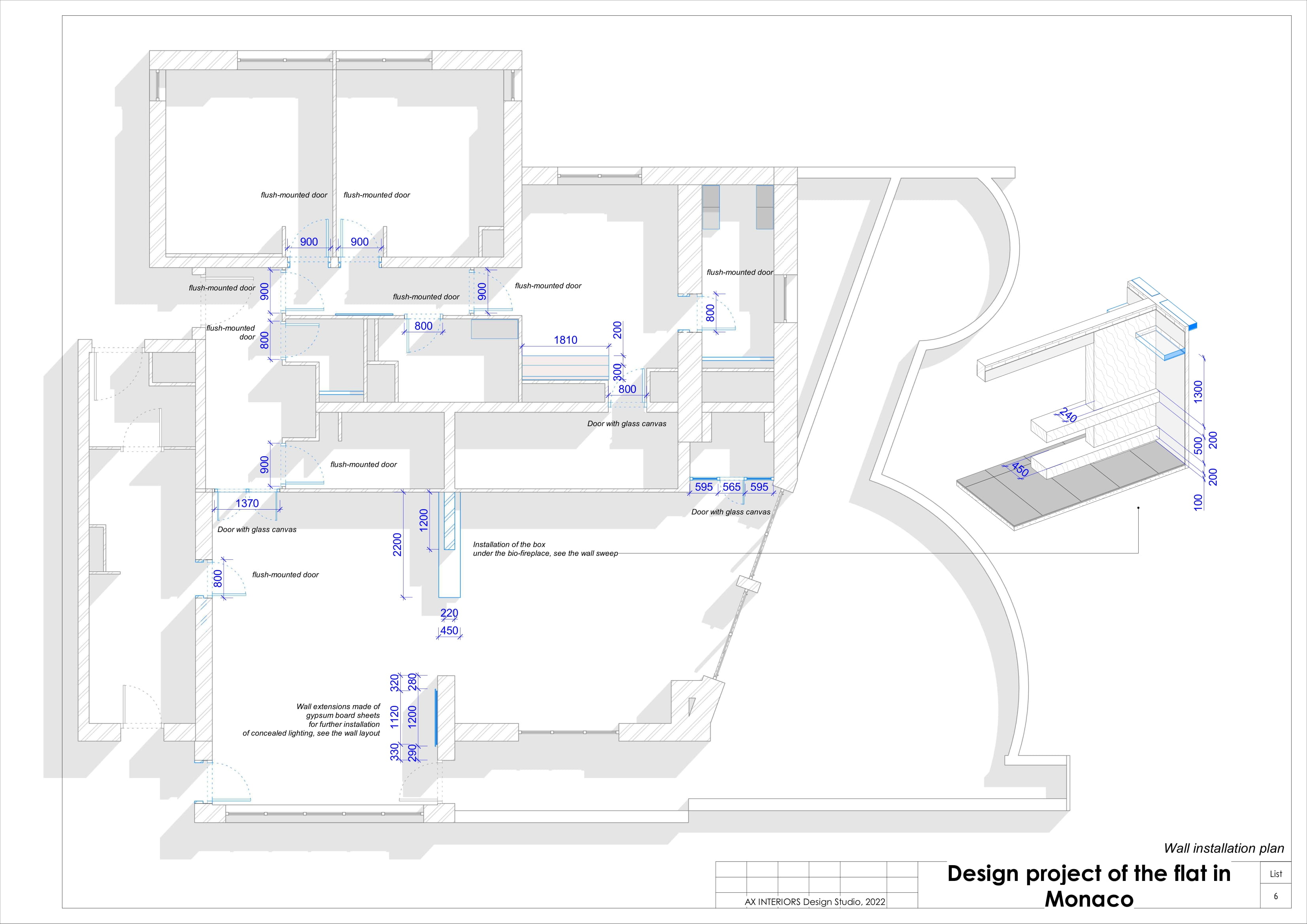 Drawings of Monaco apartment-6
