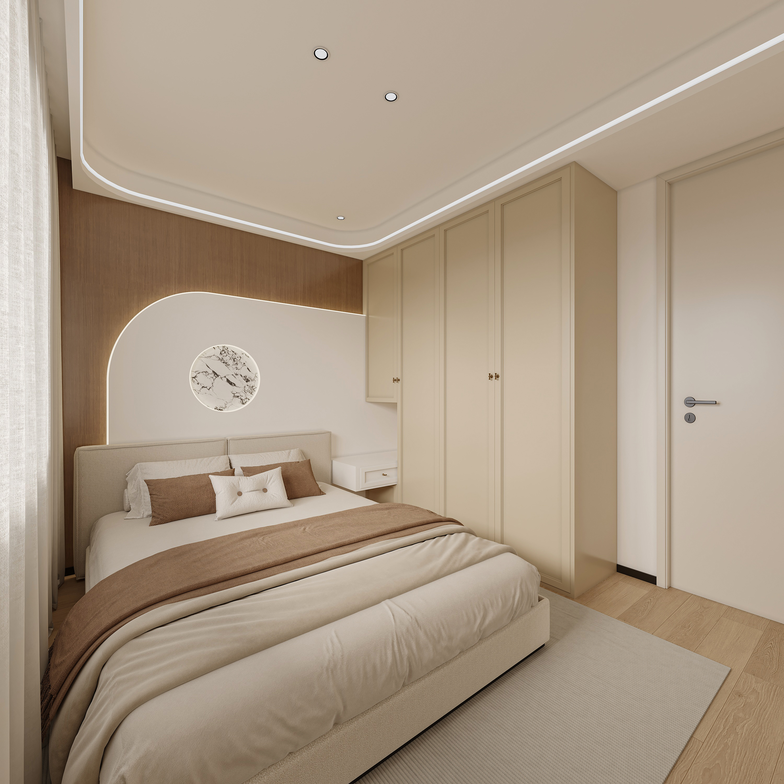 现代风格装修，将“温柔”感诠释地恰到好处！-2