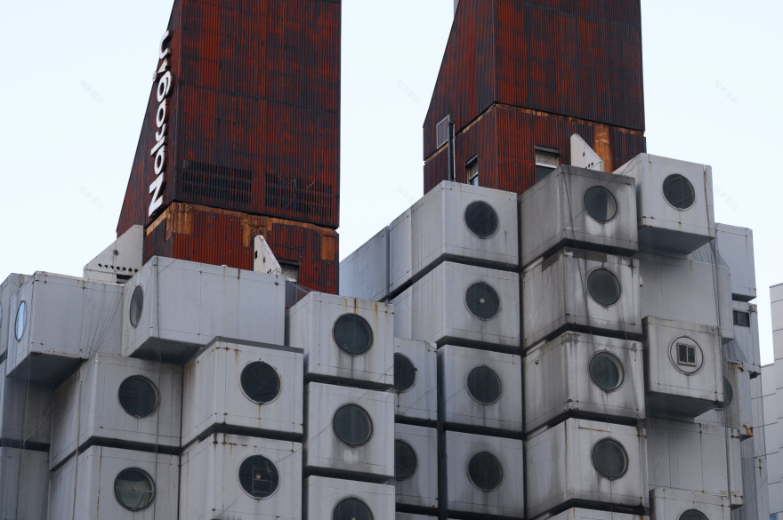 银座地标背后的探索与实践丨日本东京丨菊竹清训,丹下健三等-13