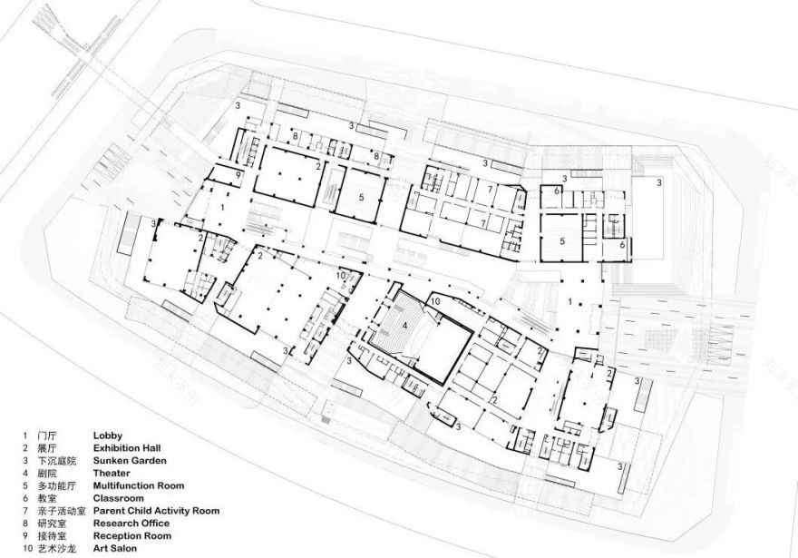菏泽市市民文化中心丨中国菏泽丨THAD 清华建筑设计院-34