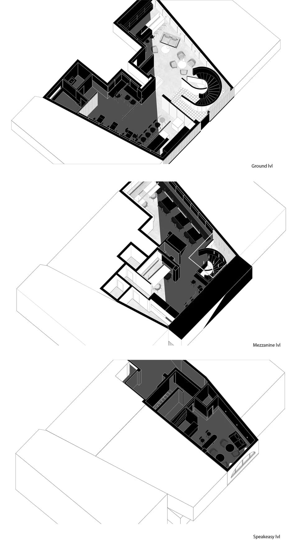 暗黑式混凝土结构鸡尾酒吧设计丨印度新德里丨RENESA ARCHITECTURE DESIGN-68