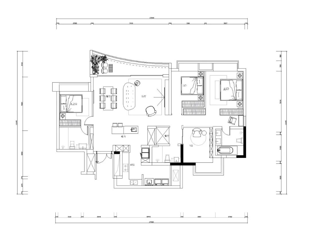 麓湖汀院住宅设计丨安倪美学设计-10