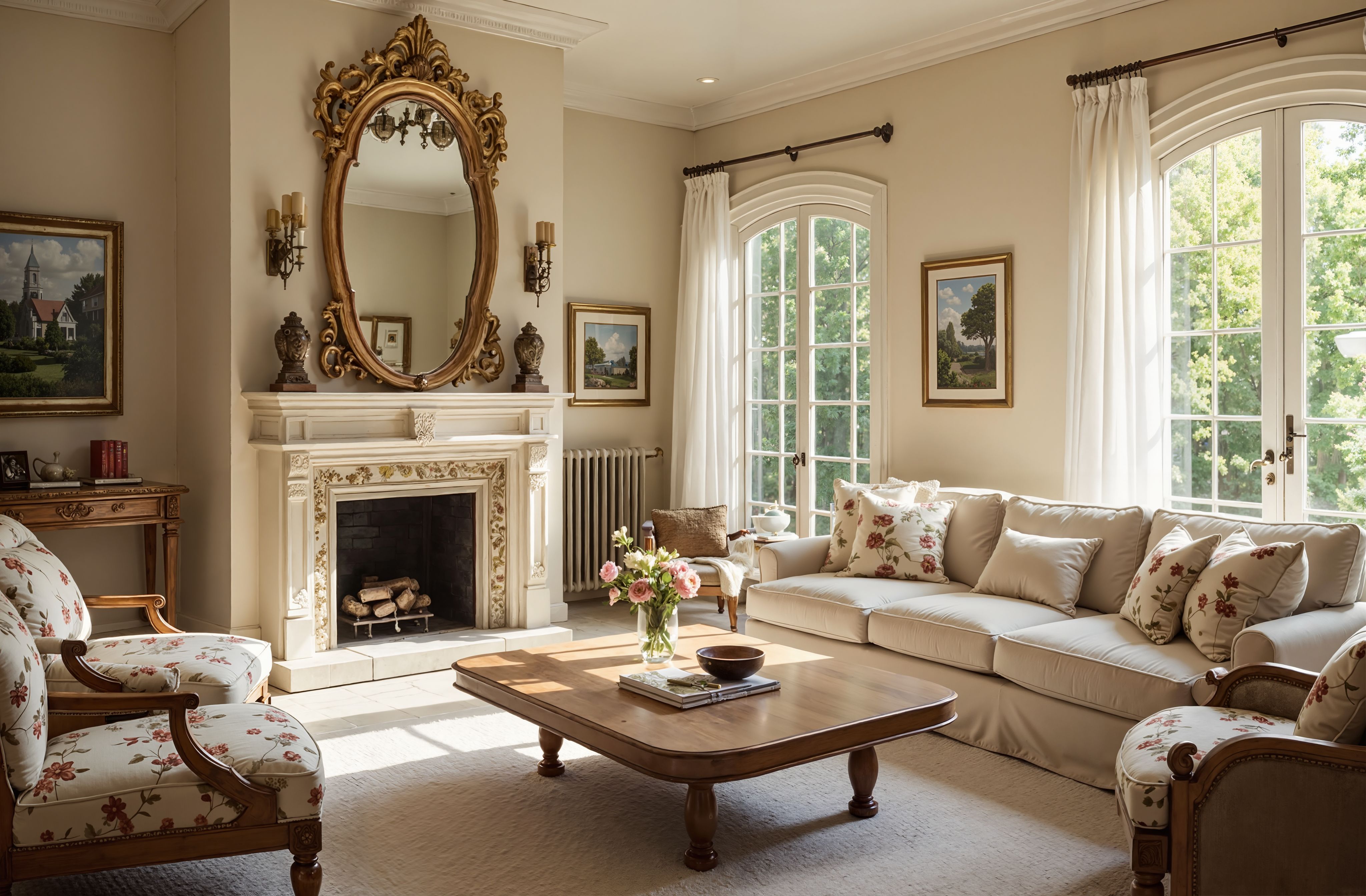 法式乡村客厅设计-9