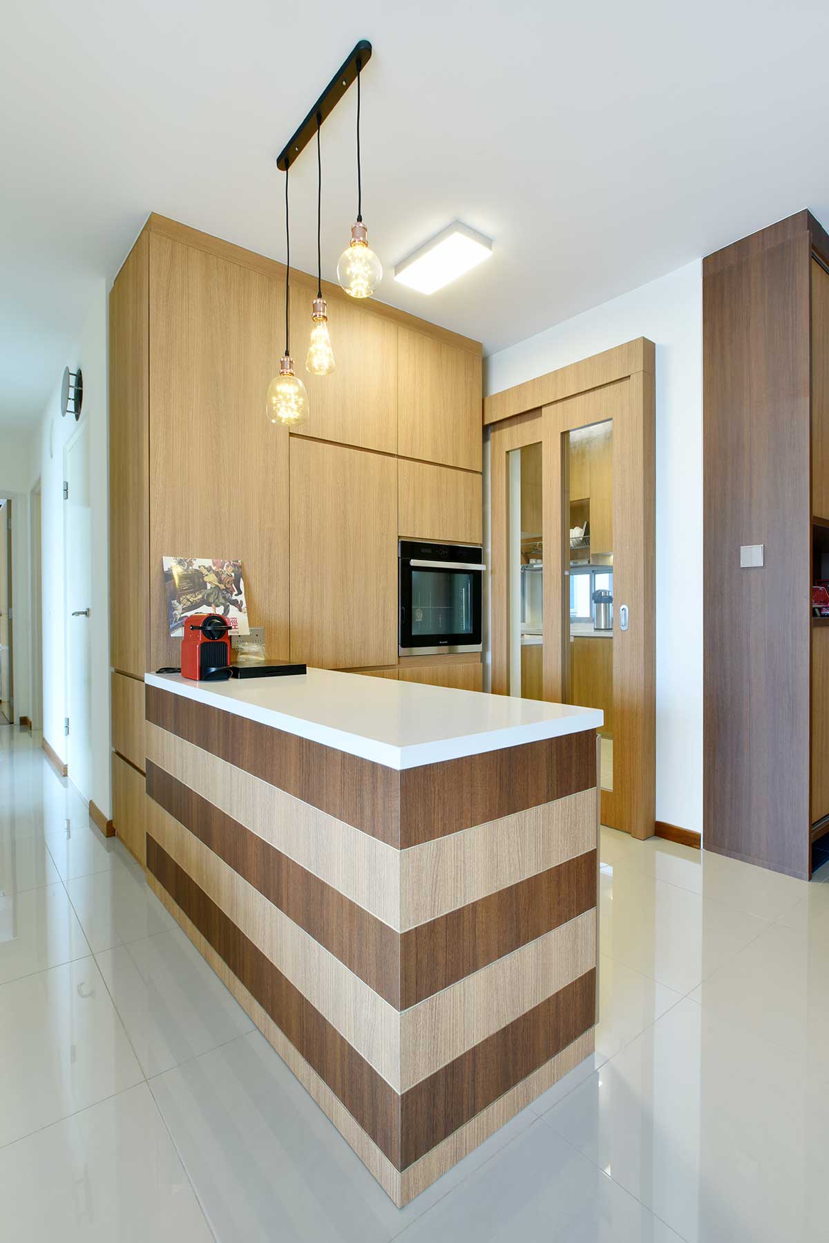 Simei Lane五房HDB公寓室内设计丨新加坡丨ZLC（设计师Jake Yeoh）-14