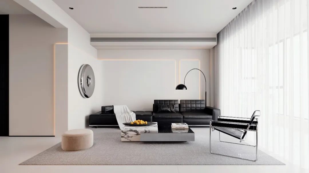 瑞华苑极简空间设计丨张腾飞-16