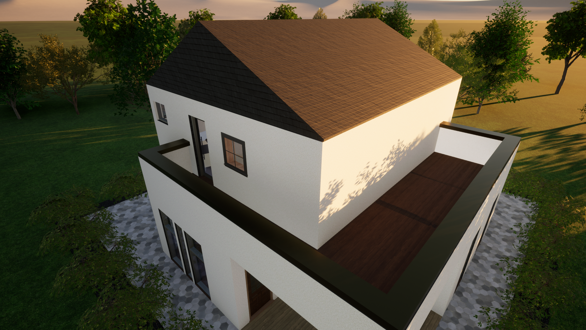 Modern Roof House-4