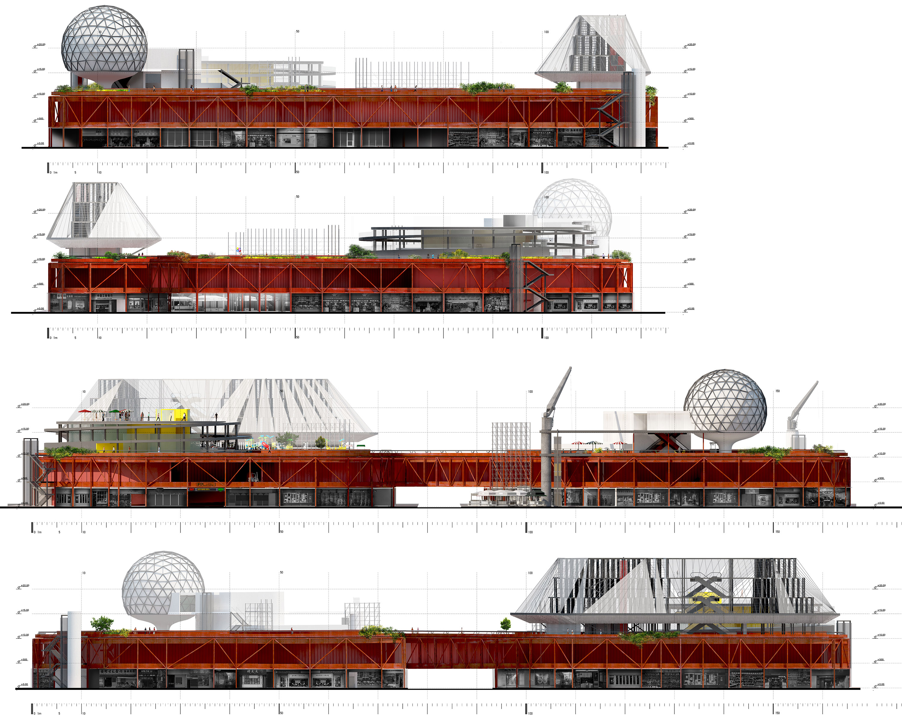 “城中之城”设计 · 迷你城市综合体-28