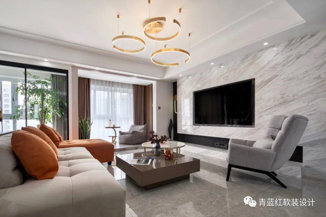 绿地海外滩 139m²私宅设计 | 极致优雅,春光熠熠-25