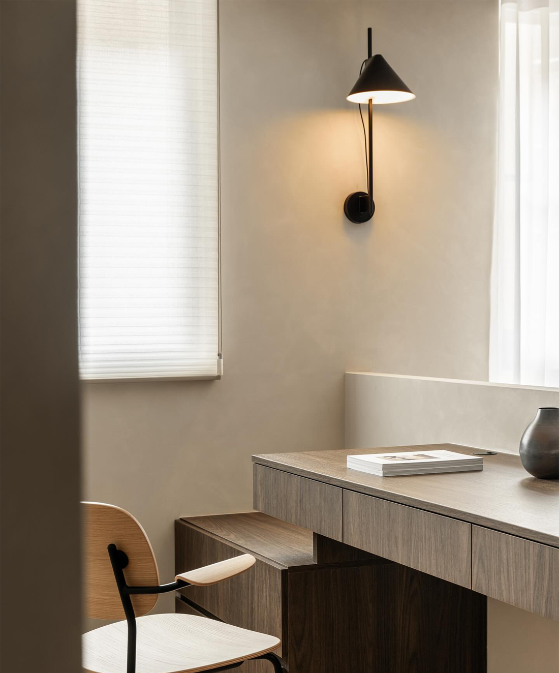 客厅书房一体LDK设计·打造干净极简小家-25