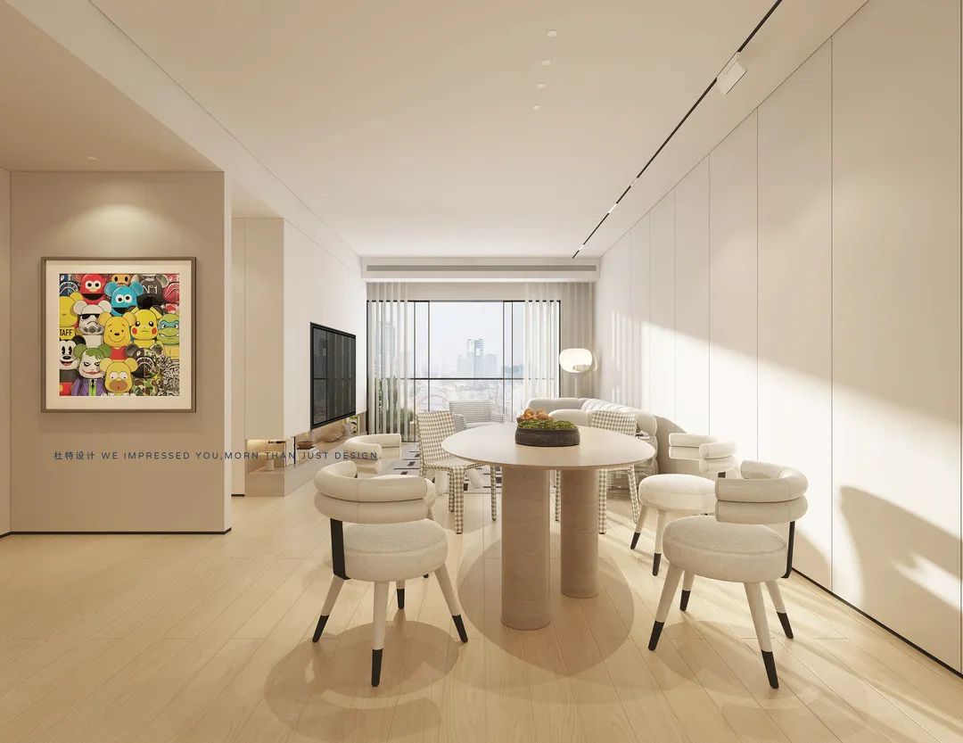 嘉裕公馆平层公寓极简主义空间设计丨TODD 杜特设计-9