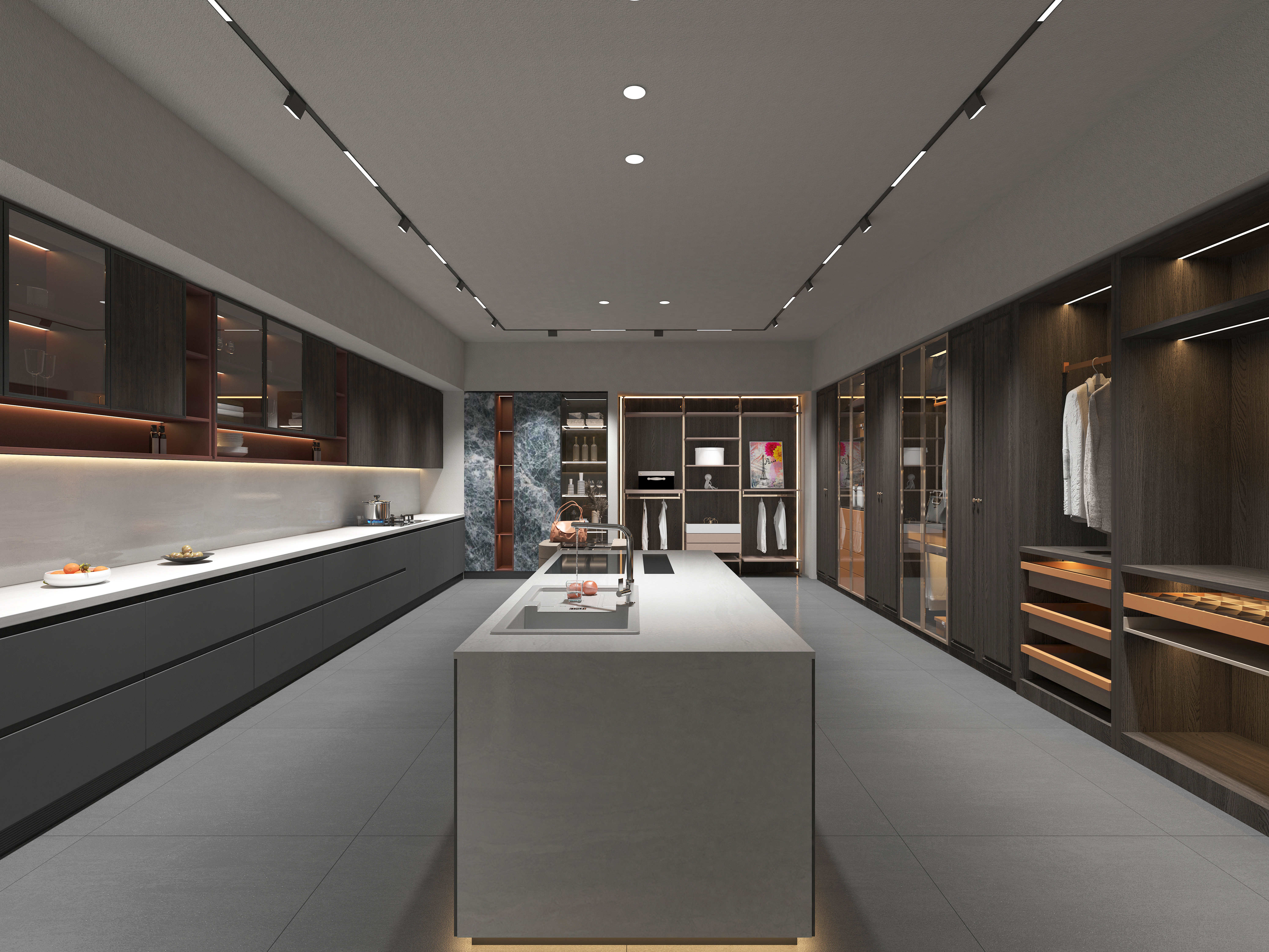 展厅设计  简约质感商业展示空间设计-4