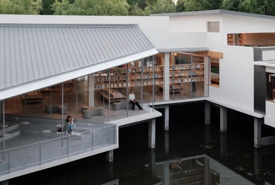 紋建筑新作｜杭州西溪·果麦书店-116