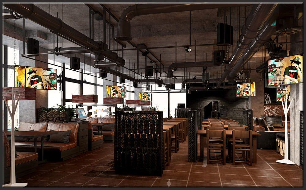 “柏林”啤酒厂和酒吧室内项目丨俄罗斯喀山-25