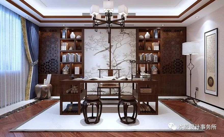 1200㎡双风格别墅,新中式与欧式的完美融合-55