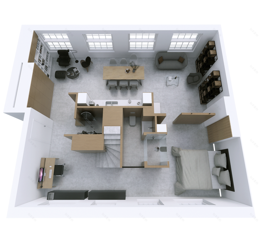 仓库阁楼改造-9