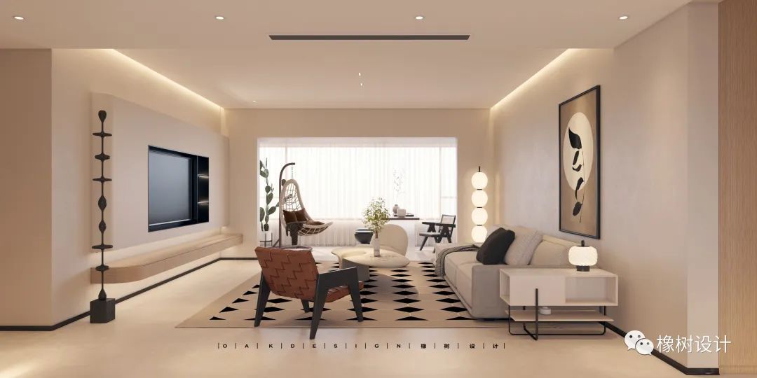 原木奶油风治愈人心的家丨橡树设计-14