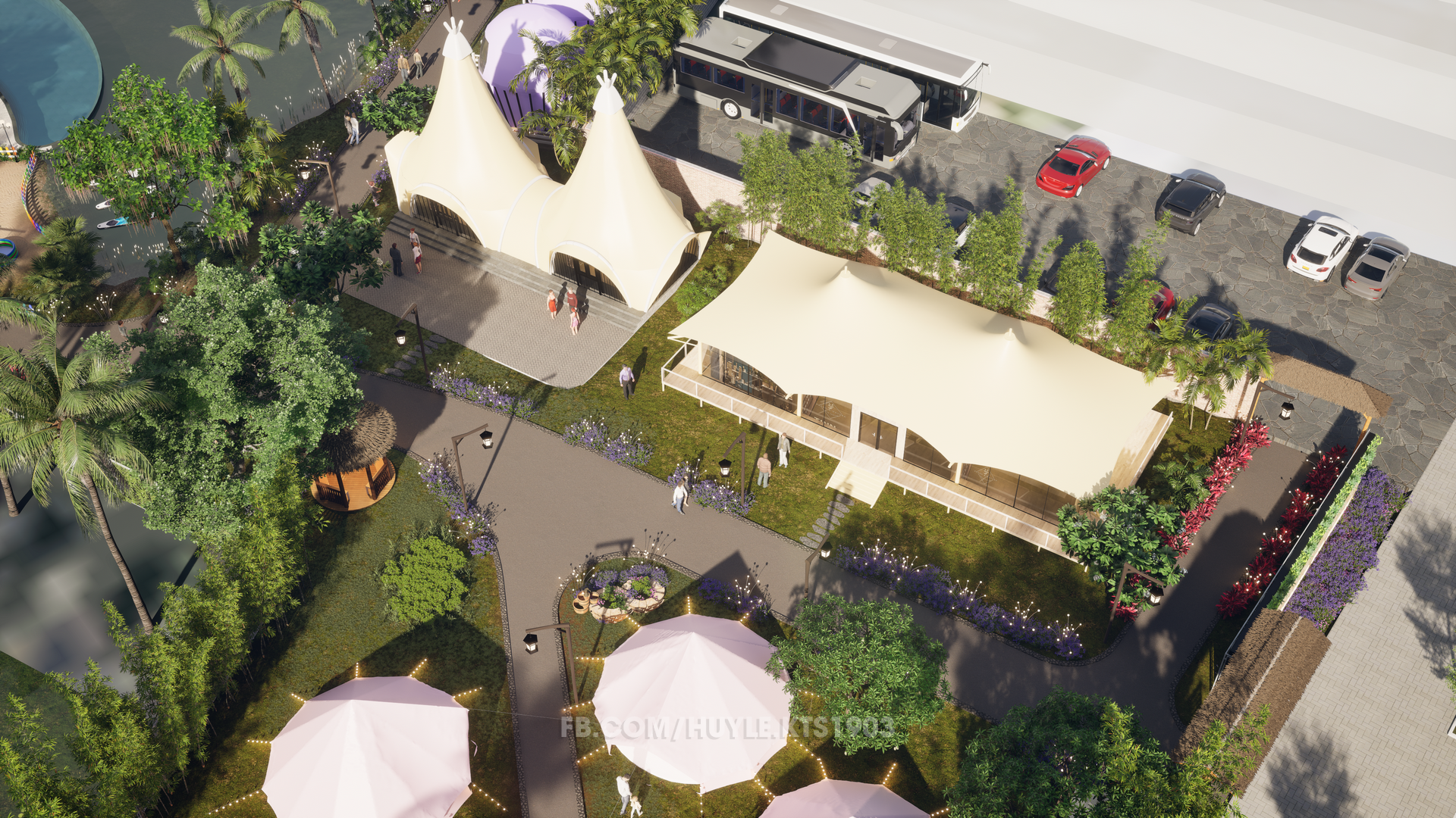 HT 度假村与露营地景观建筑设计丨越南-13