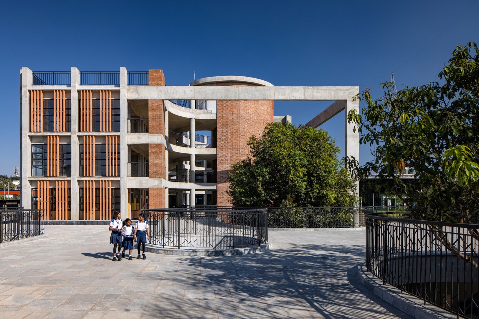 班加罗尔管理学院丨印度班加罗尔丨Vijay Gupta Architects-39