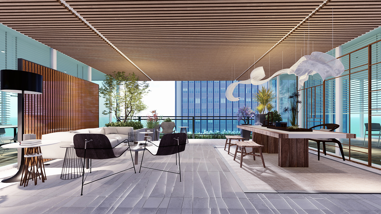 办公楼露台设计                     -0