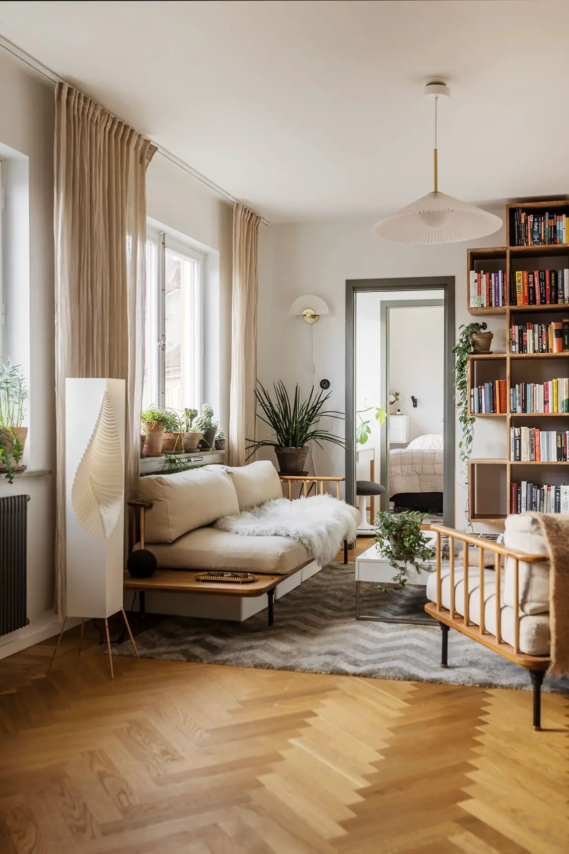 现代绿意 | 瑞典斯德哥尔摩舒适公寓设计-2