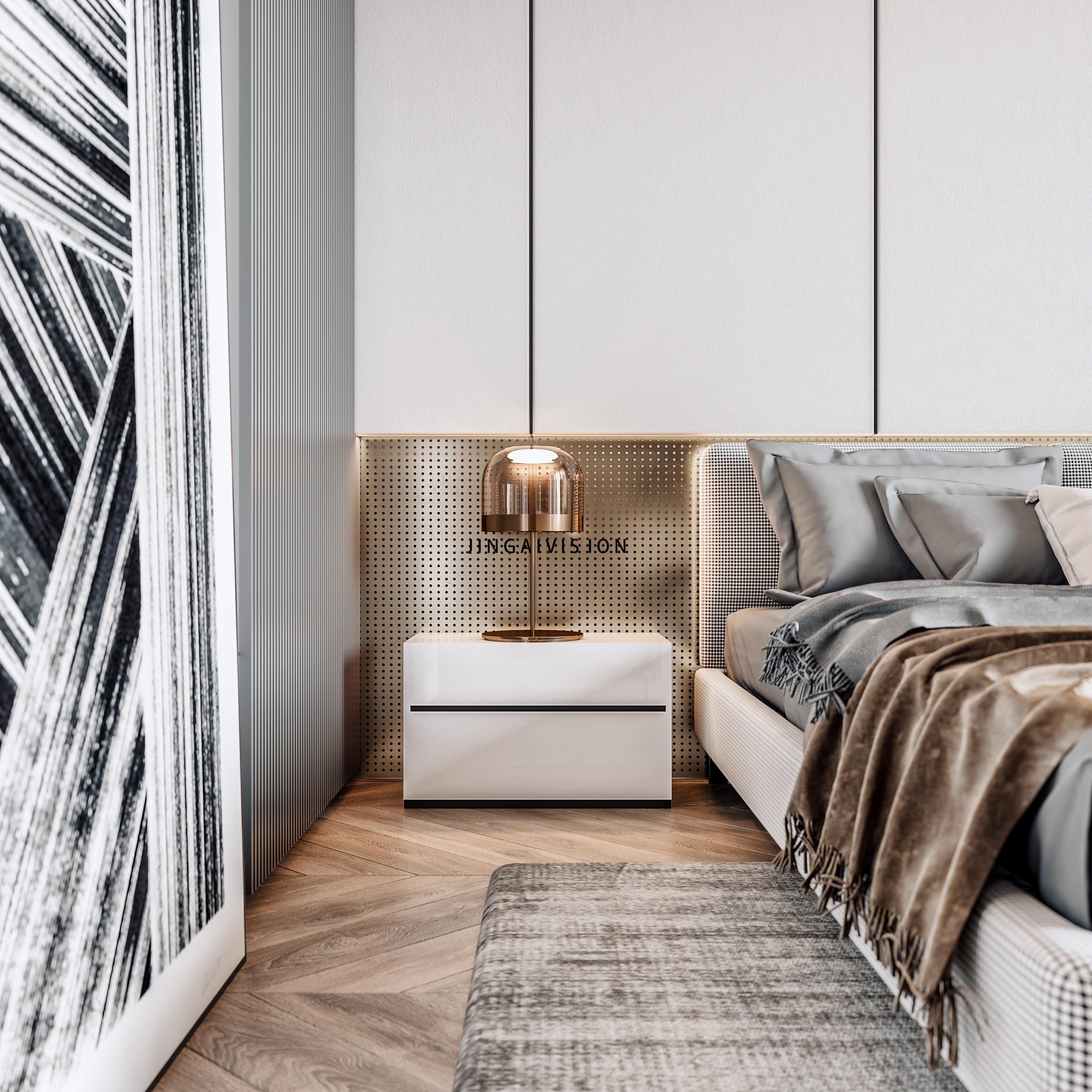 现代轻奢平层-17