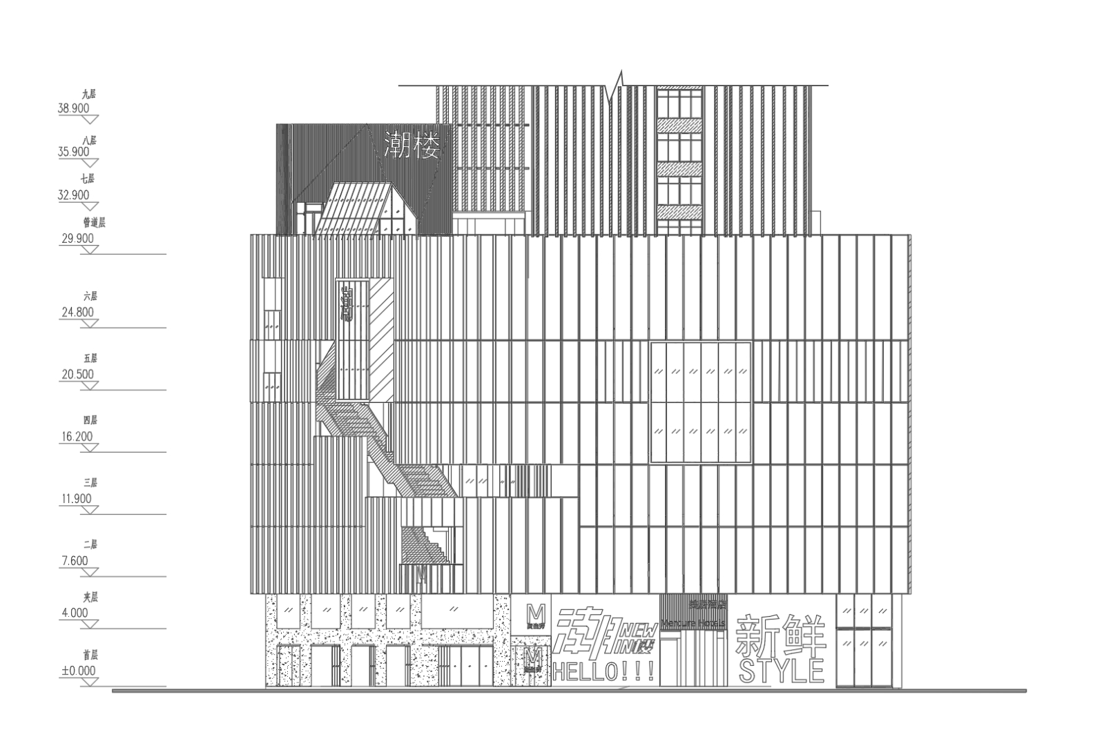 北京路粤潮楼购物中心丨中国北京丨Atelier cnSCICADA ART-18