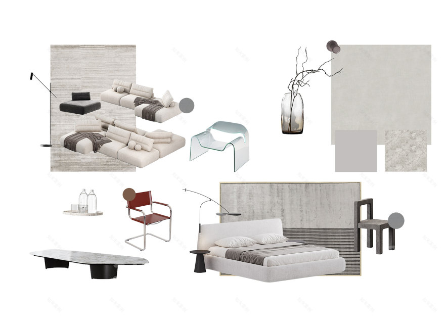 单色开放式公寓丨阿联酋迪拜-9