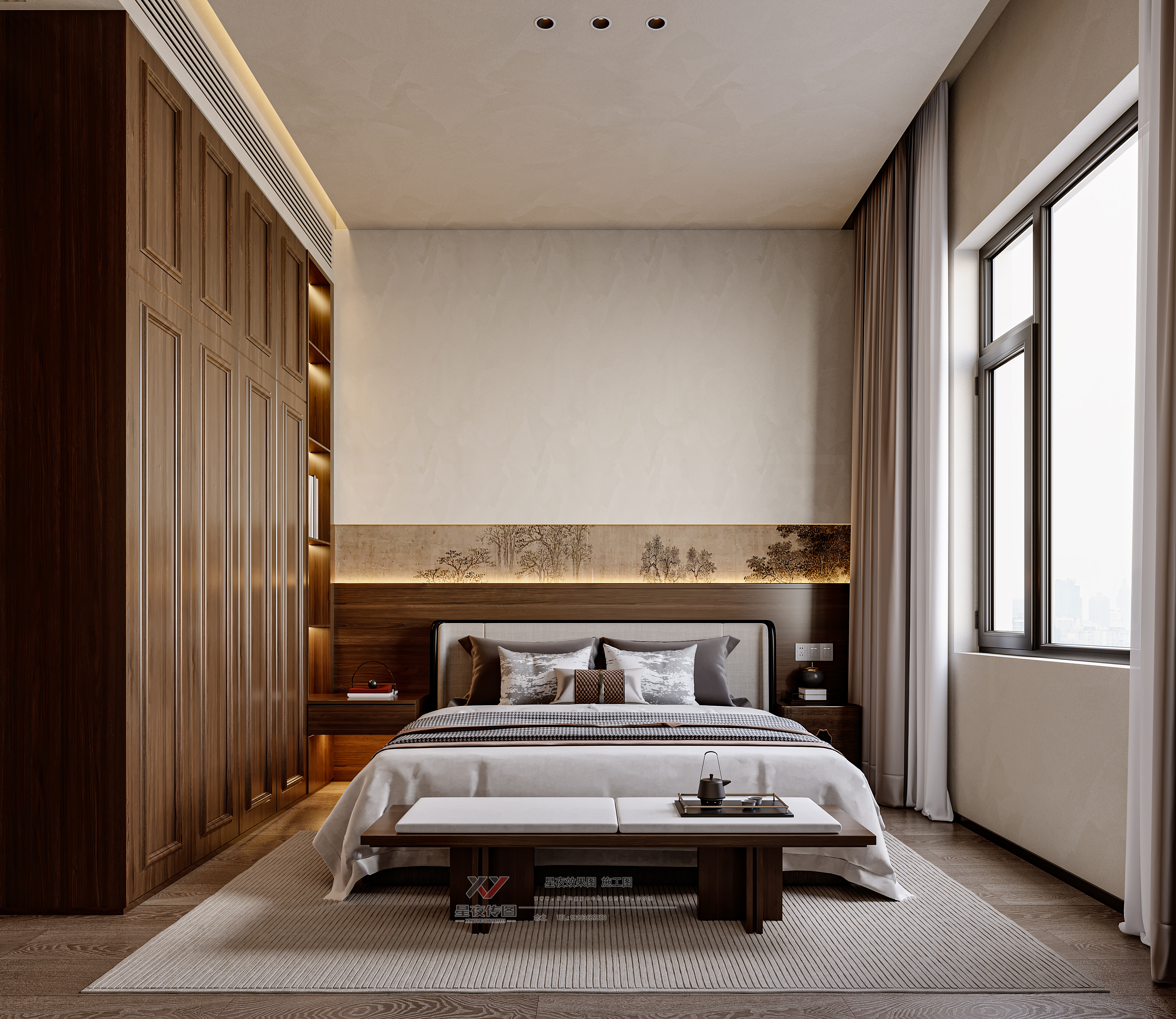 中式：朱门铜锁，岁月静好-9