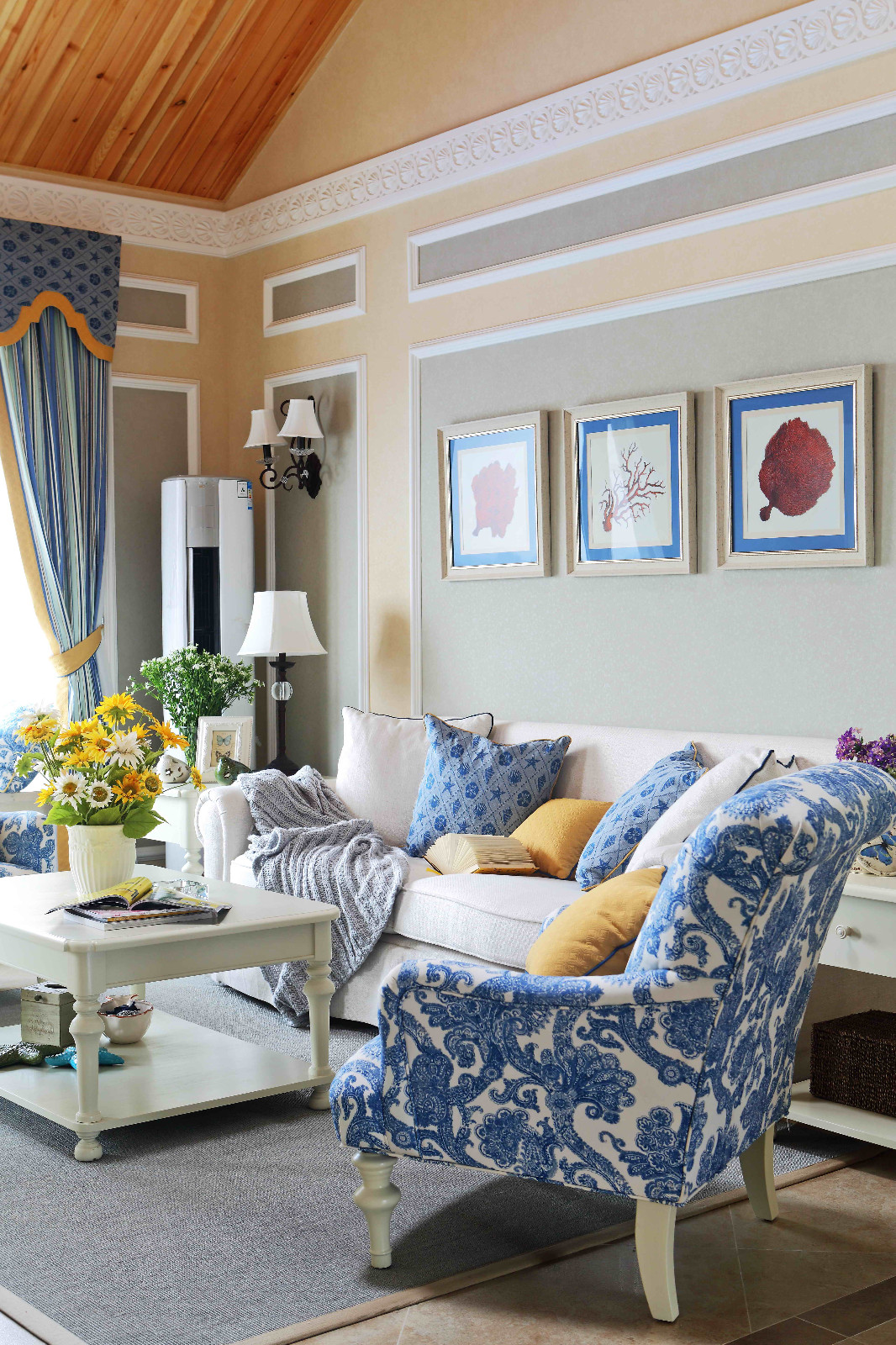 山语城 C2 样板间 | 美式田园风格挑空之家-12