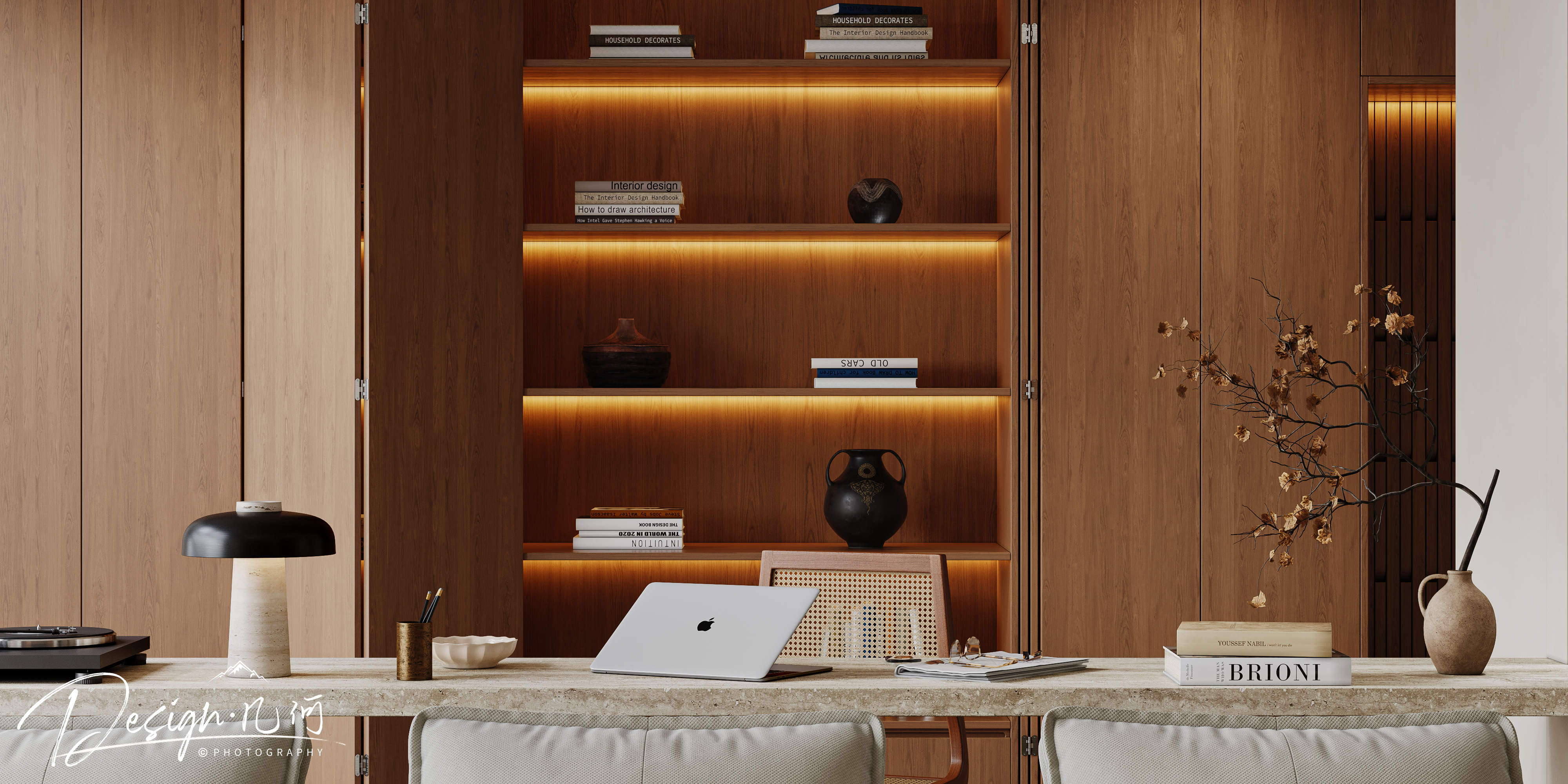 几何空间视觉表现 | 天玺湾中古风客餐厅（日景篇）-42