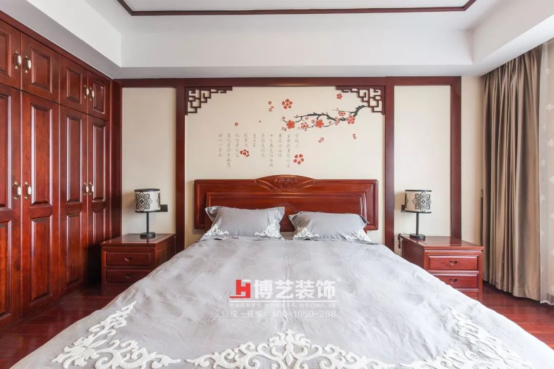 《暗香》张越——简约中式样板房设计-33