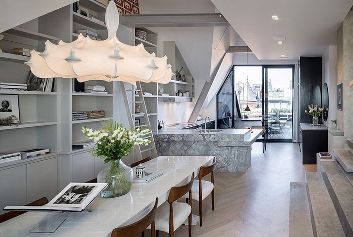 斯德哥尔摩 160 平米现代简约风格顶层公寓-12