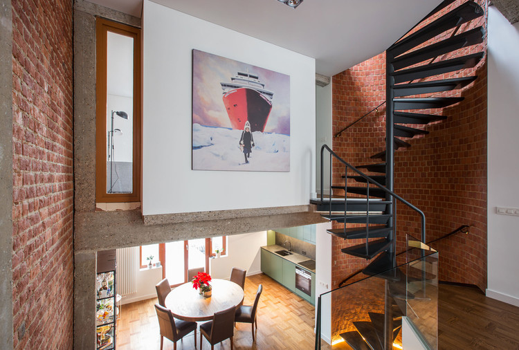 比利时布鲁塞尔 Brickwall 排屋翻新-7