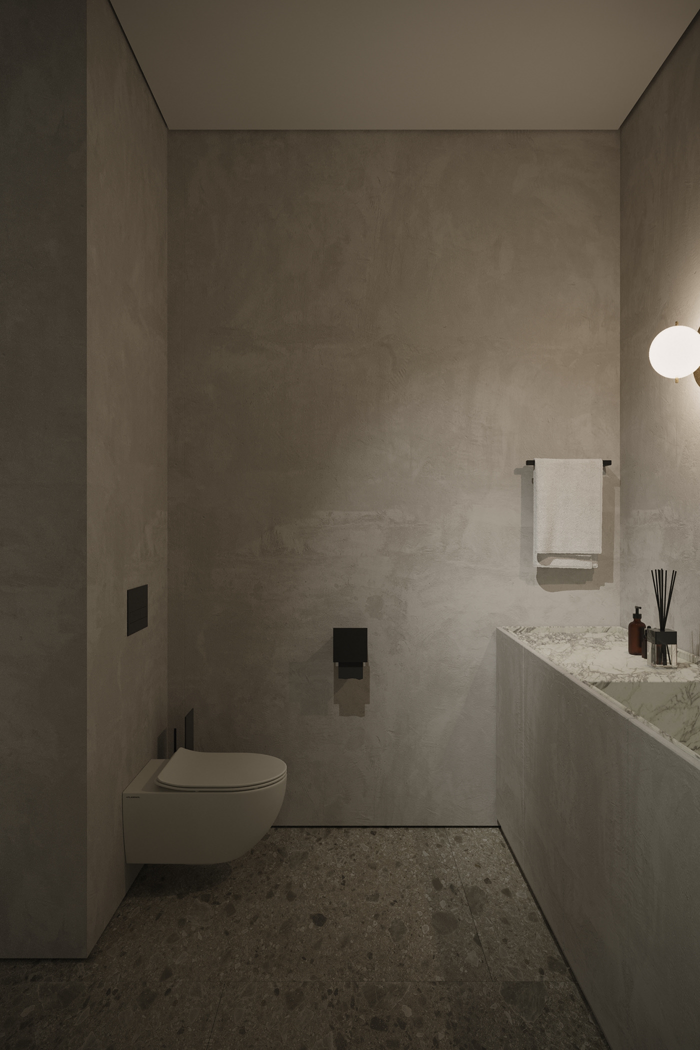 极简中性风公寓设计 干净利落！-19