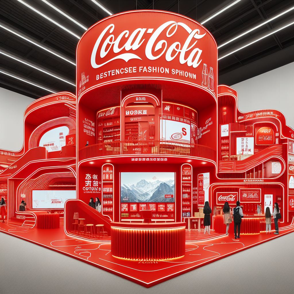 AI simulates the Coca-Cola booth-21