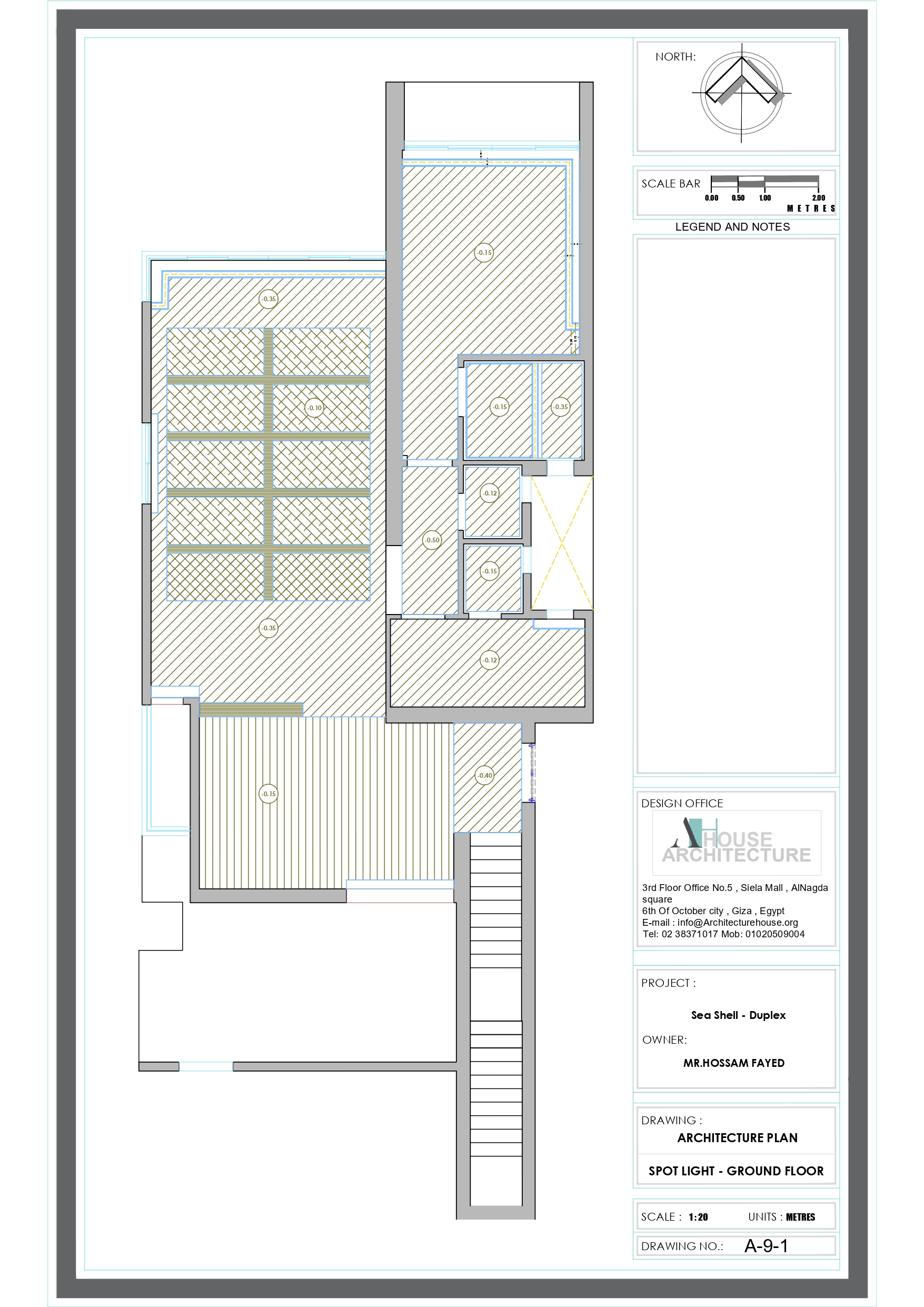 Working Drawing for chalet at Sea shell compound-6