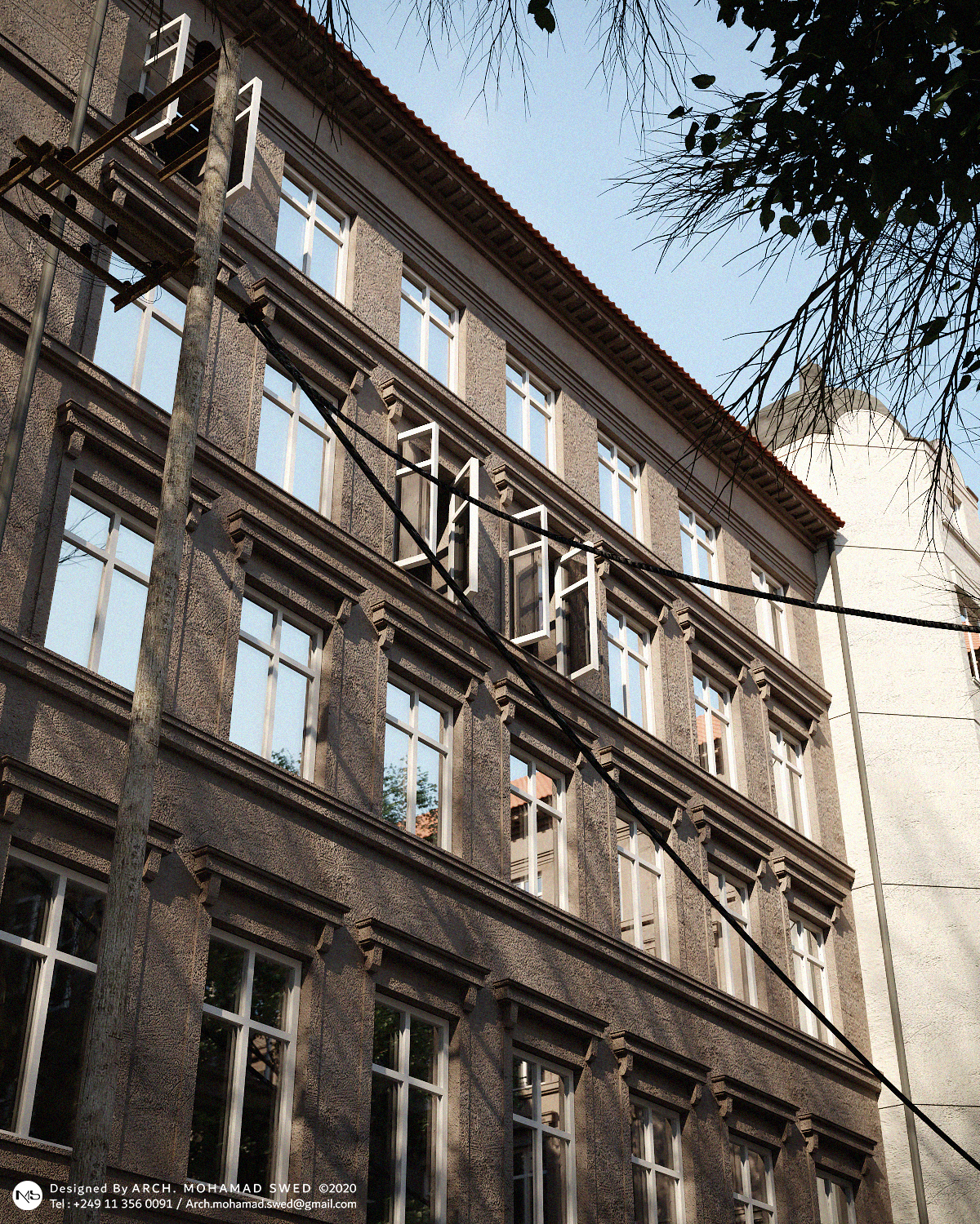 计算机图形接口建筑物丨Arch. Mohamad Swed-8