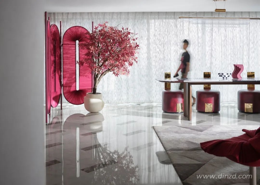 艺术无界,生活有声——烟台中海万锦洋房下叠样板间设计-88