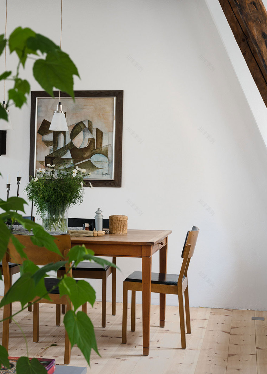 斯德哥尔摩乡村风格顶层公寓-6