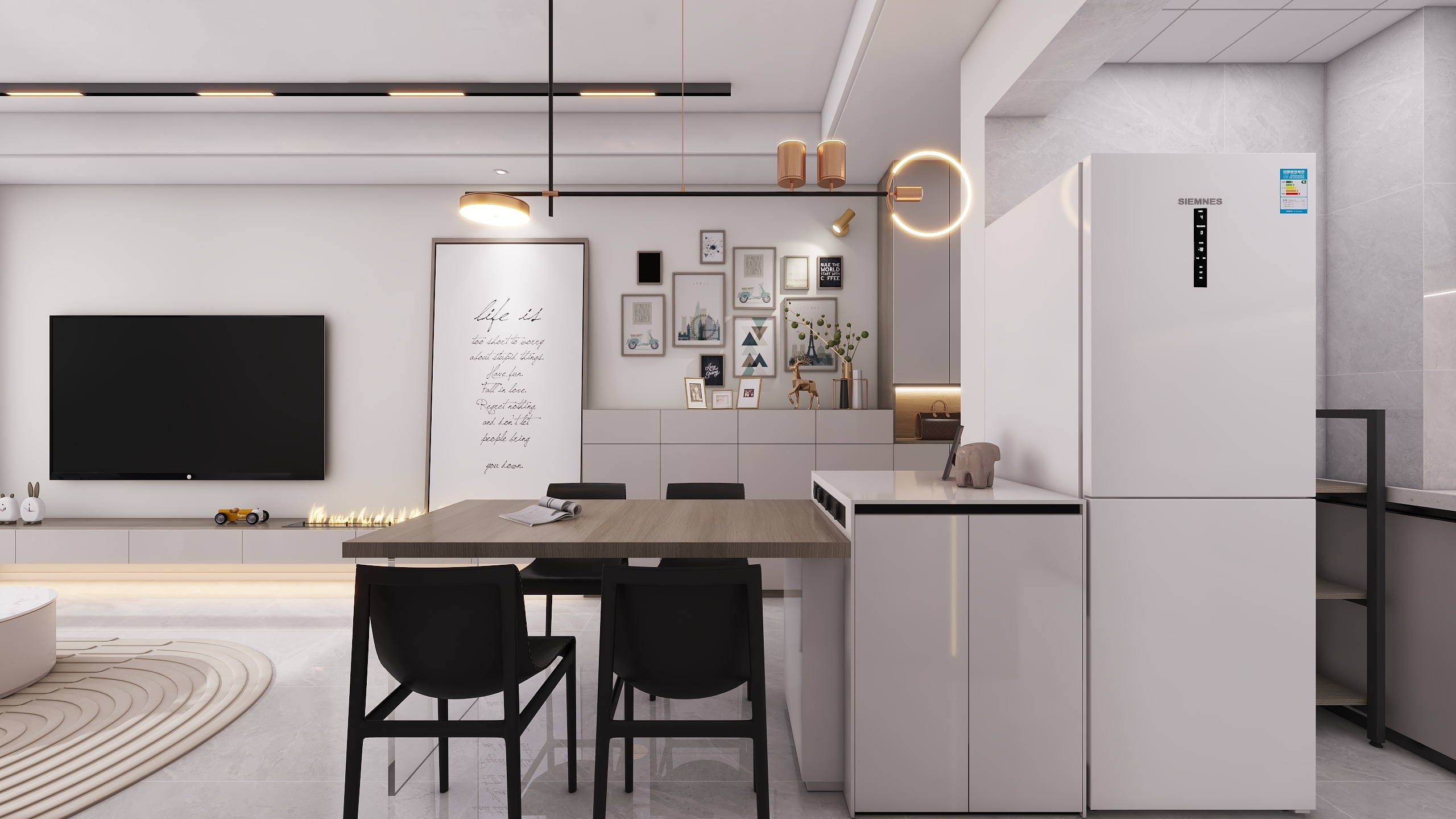 四川成都新津五峰安置房（71平方现代简约两居室）-19