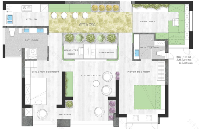 象山民宿、税务局大厅改造等——17 级室内设计优秀作品展示-145
